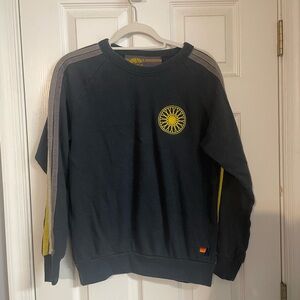 Aviator Nation Black and Yellow Crewneck Sweater